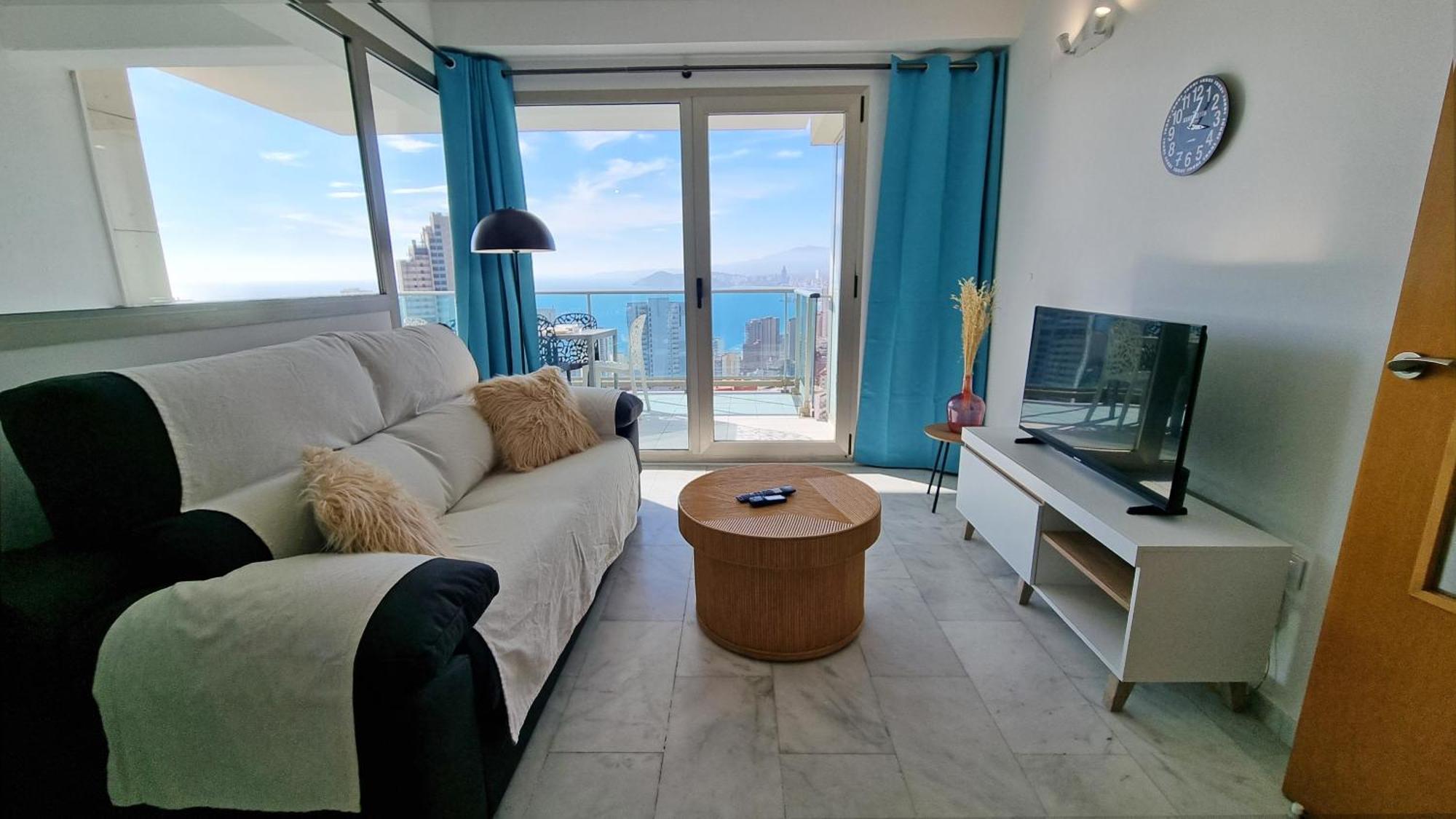 Апартаменты Skyline 18 Terraza Privada Con Impresionantes Vistas Al Mar Бенидорм Экстерьер фото